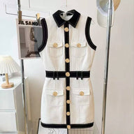 Denim Nautical Mini Dress