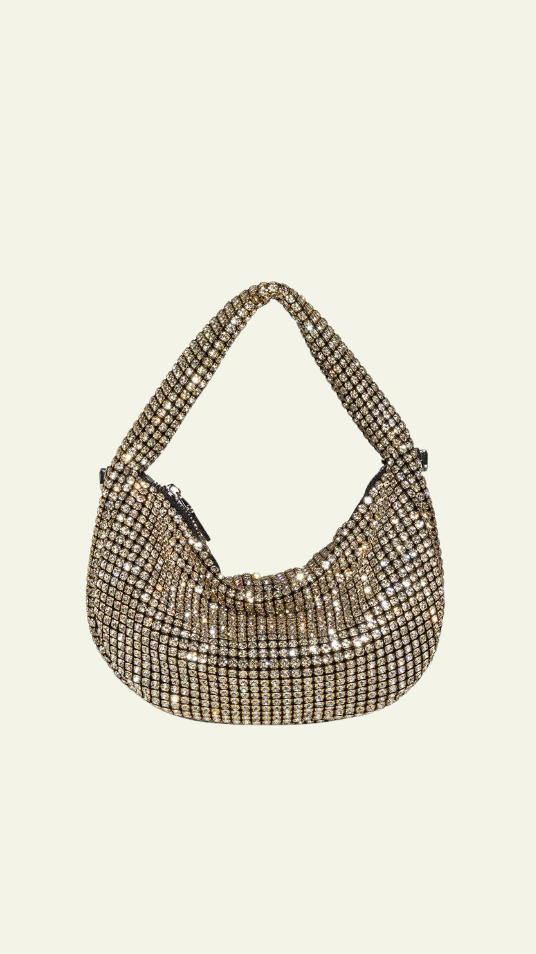 Milly Small Gold Top Handle Bag