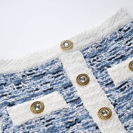 SET: Summer Tweed Top & Tassel Skirt