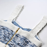 SET: Summer Tweed Top & Tassel Skirt