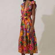 Floral Dynamite Midi Dress