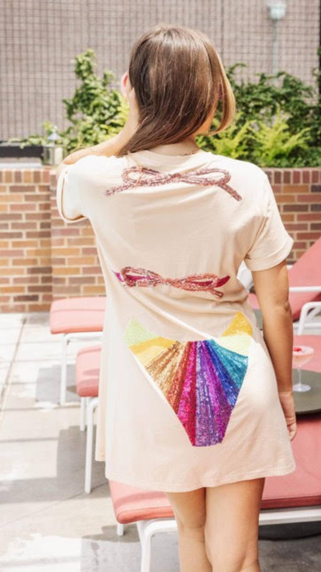 Rainbow Burst Bikini Cover Up