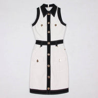 Denim Nautical Mini Dress