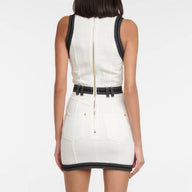 Denim Nautical Mini Dress