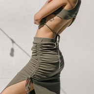 Olive Maxi Skirt
