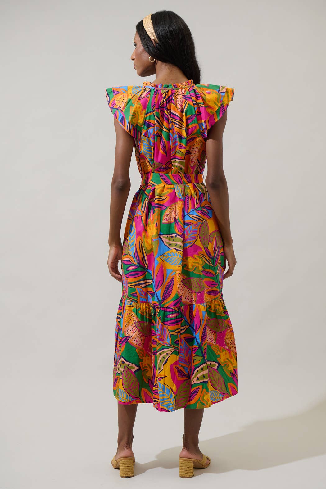 Floral Dynamite Midi Dress