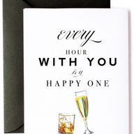 Happy Hour, Love Card & Anniversary Greeting Card