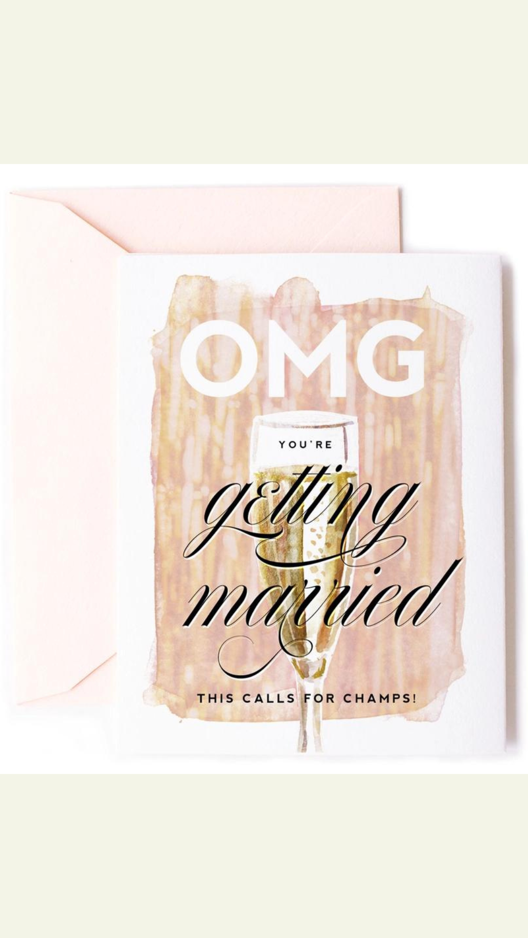 OMG You're Getting Married - Engagement Greeting Card