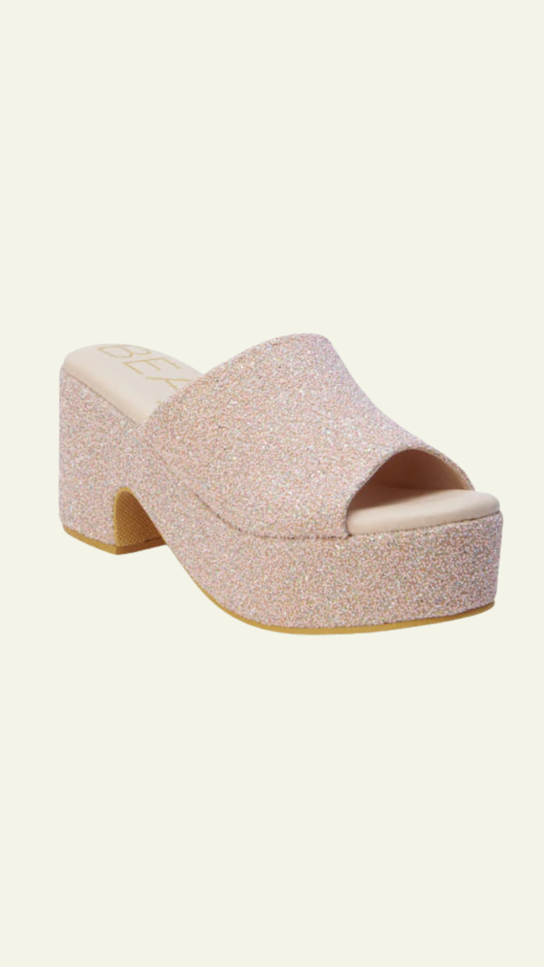 Pink Glitter Platform Shoes