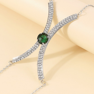 Green Crystal Body Chain