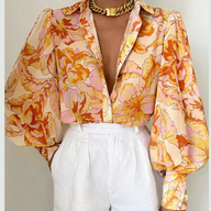 Tropical Flowers Blouse
