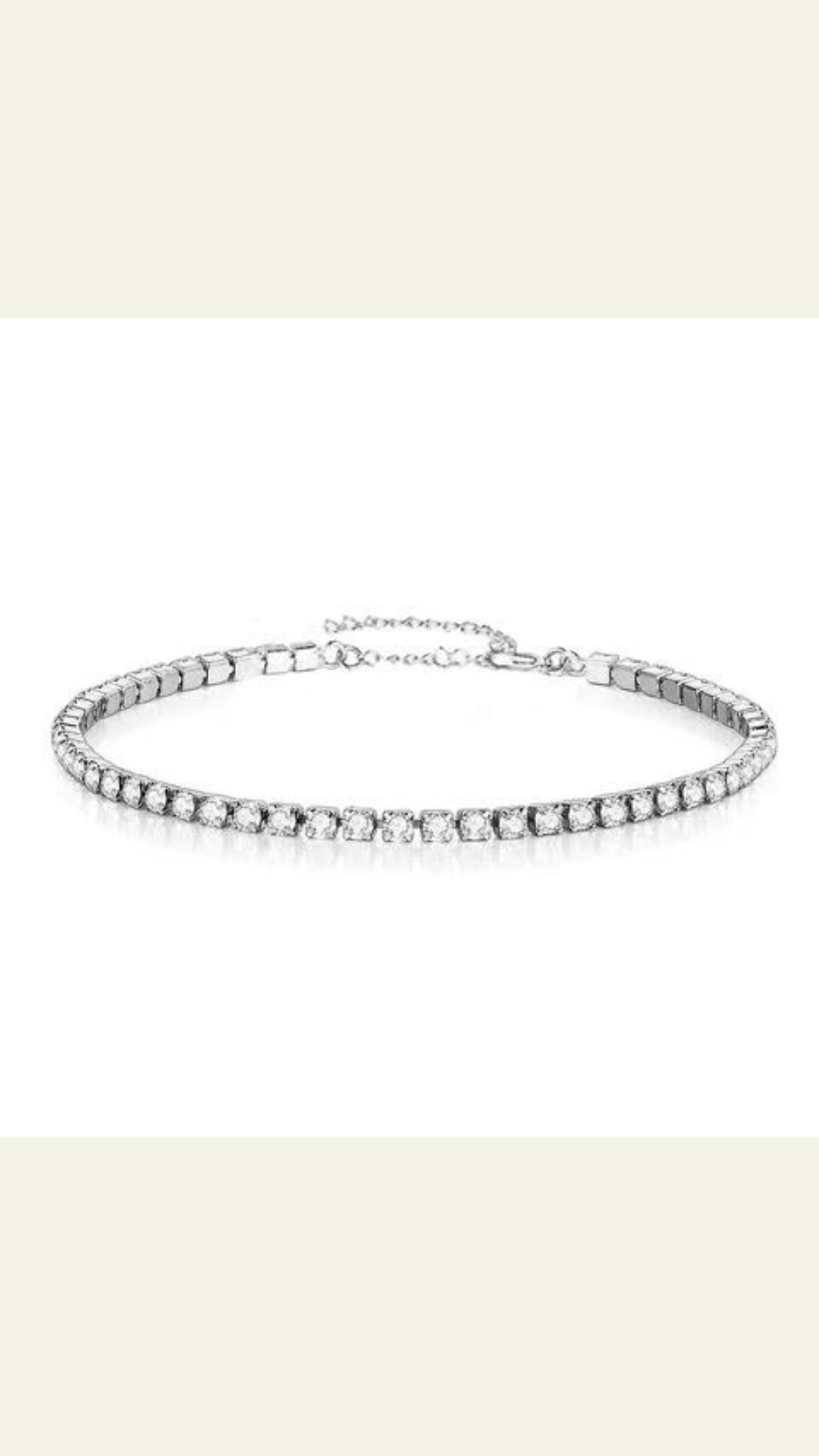 Silver Tennis Bracelet