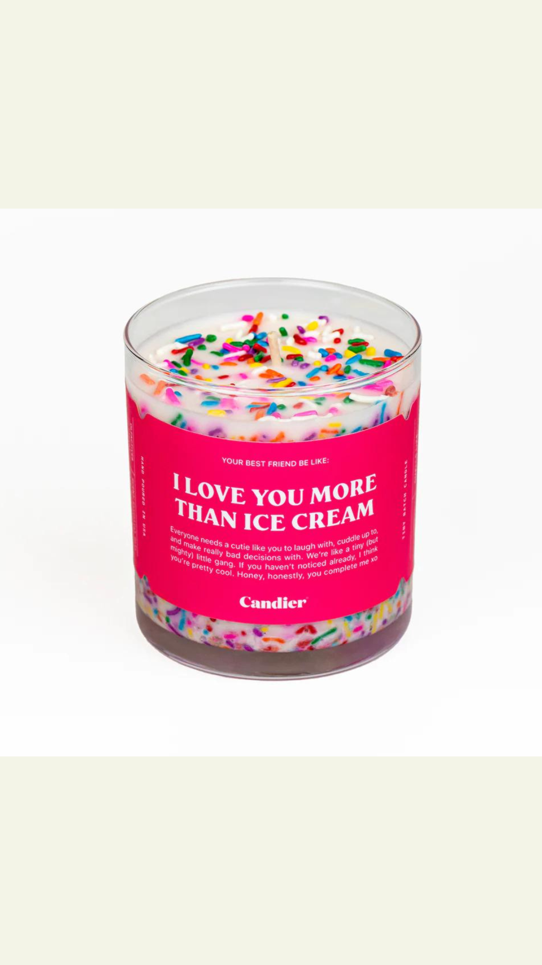 I love You More than Ice Cream