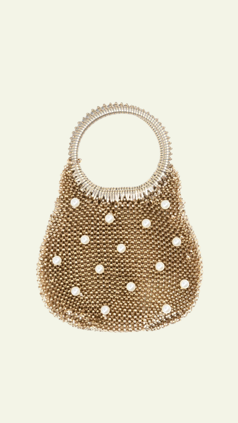 Pearl Mesh Bad Gold