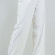 Ivory Satin Pants