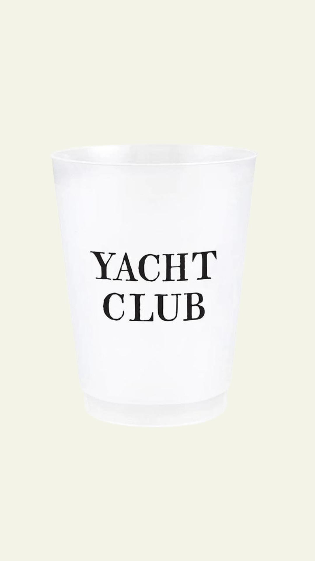 Yacht Club Frost Cups