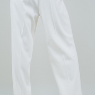 Ivory Satin Pants