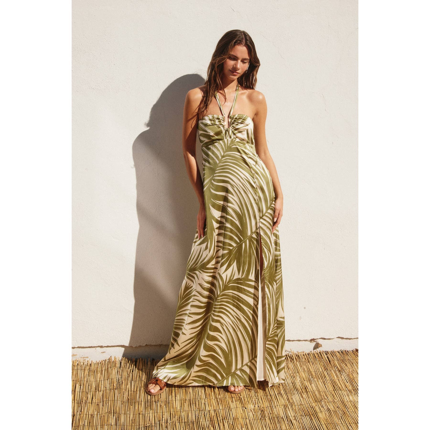 Tropical Adventures Halter Dress