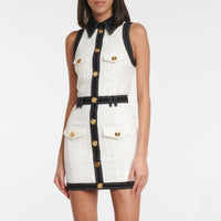 Denim Nautical Mini Dress