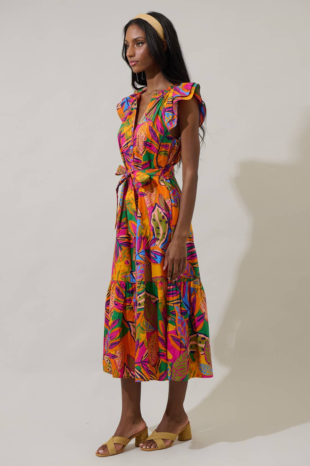 Floral Dynamite Midi Dress
