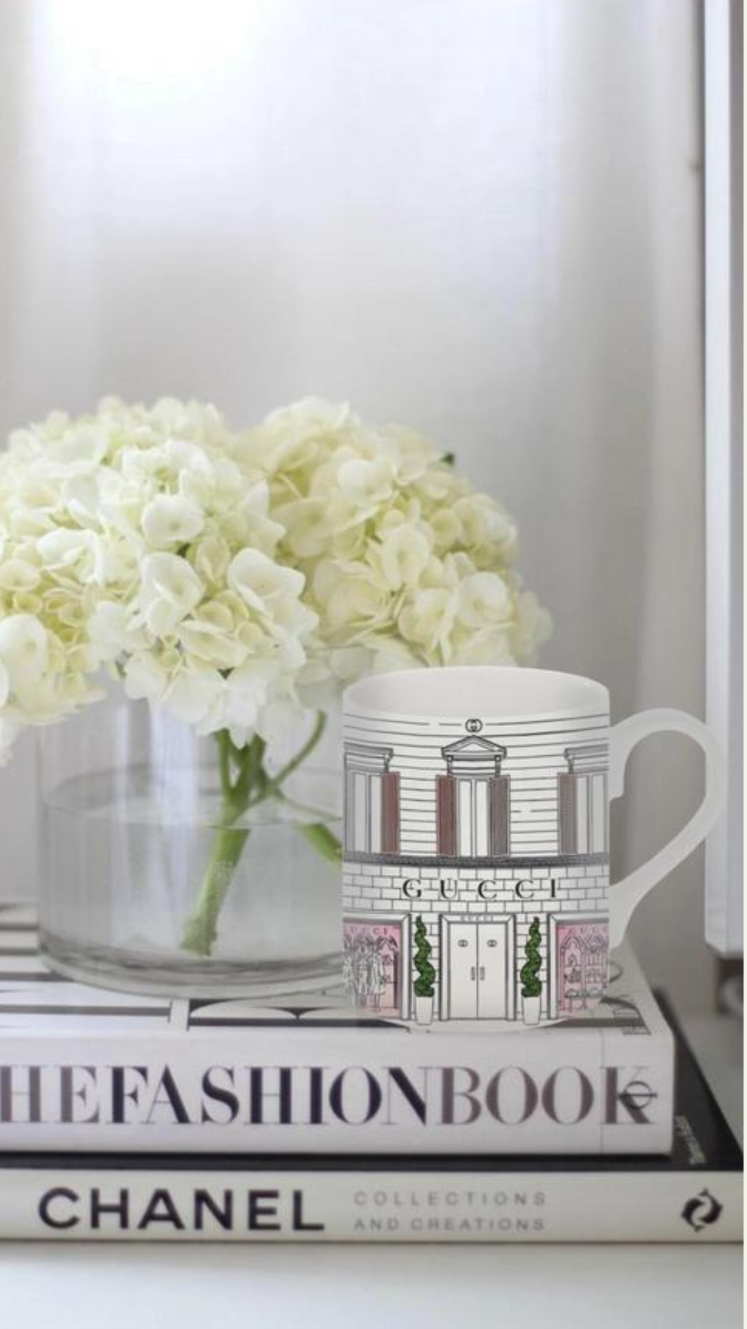 Pink Window Shopping Mug