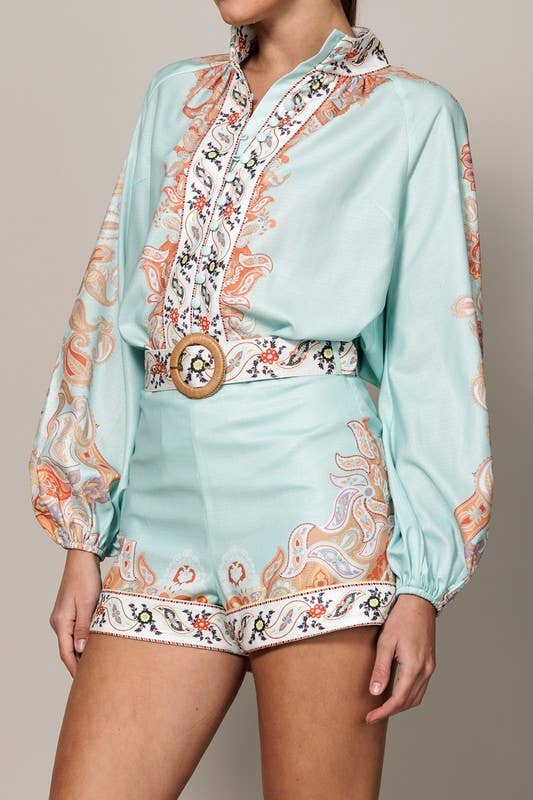 Paisley Printed Blouse