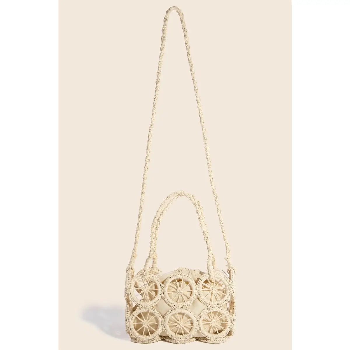 Intricate Braided Wheels Hand Bag