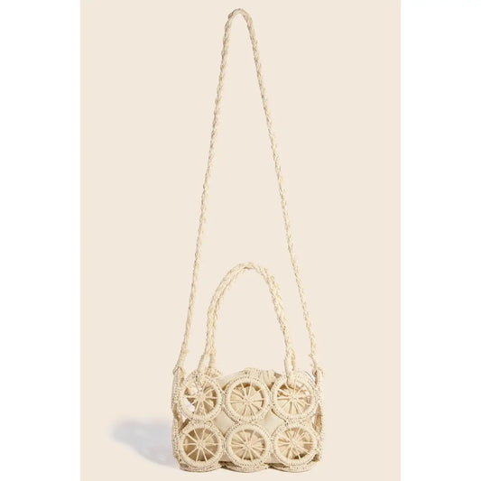 Intricate Braided Wheels Hand Bag