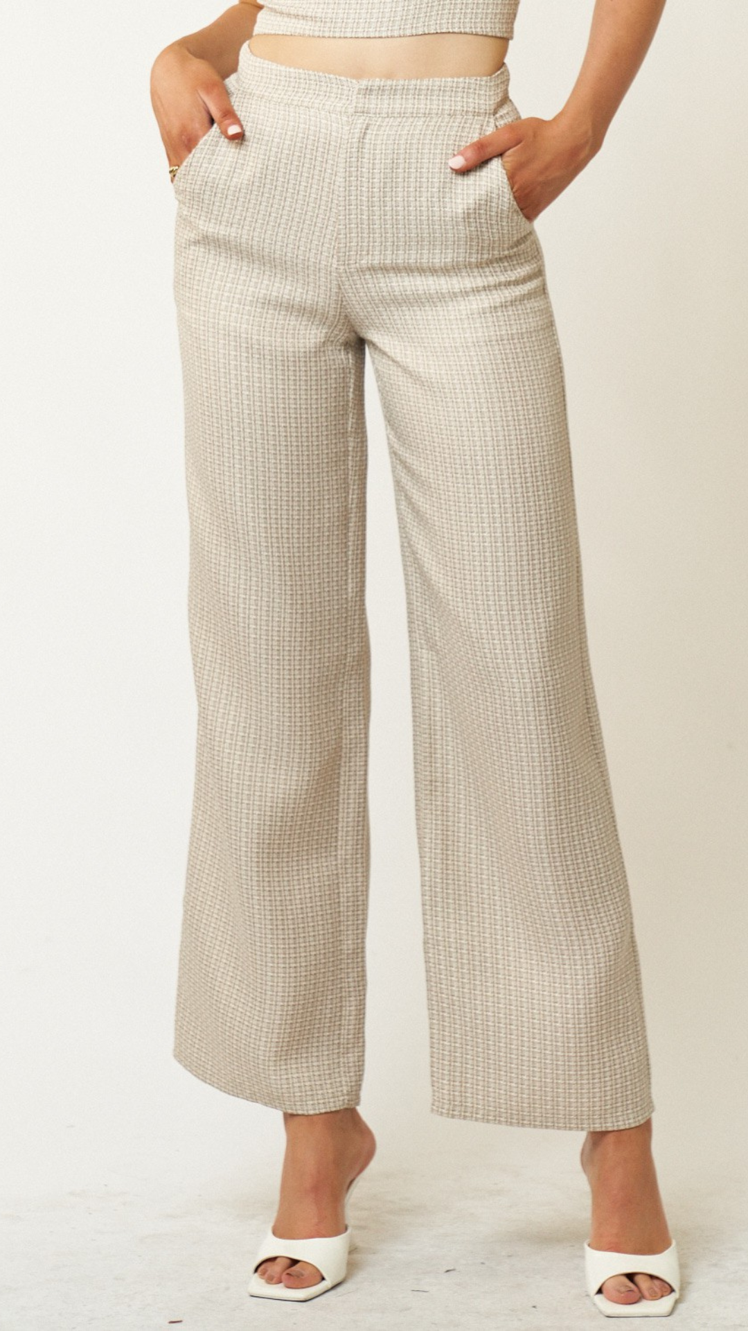 Tweed Straight Pant