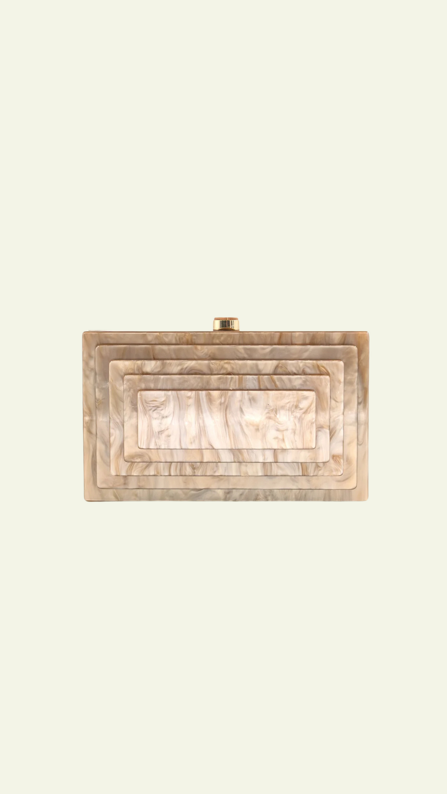 Acrylic Bag Beige