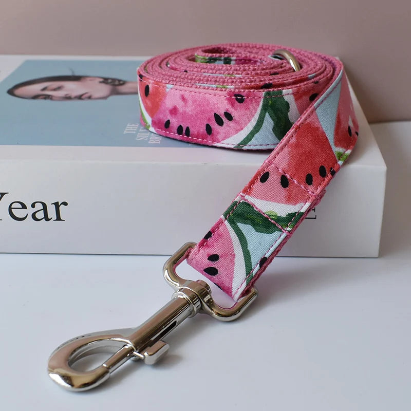 Personalized Pet Bowknot Collar & Leash Set