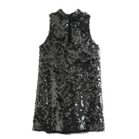 Bow & Sequin Style Dress