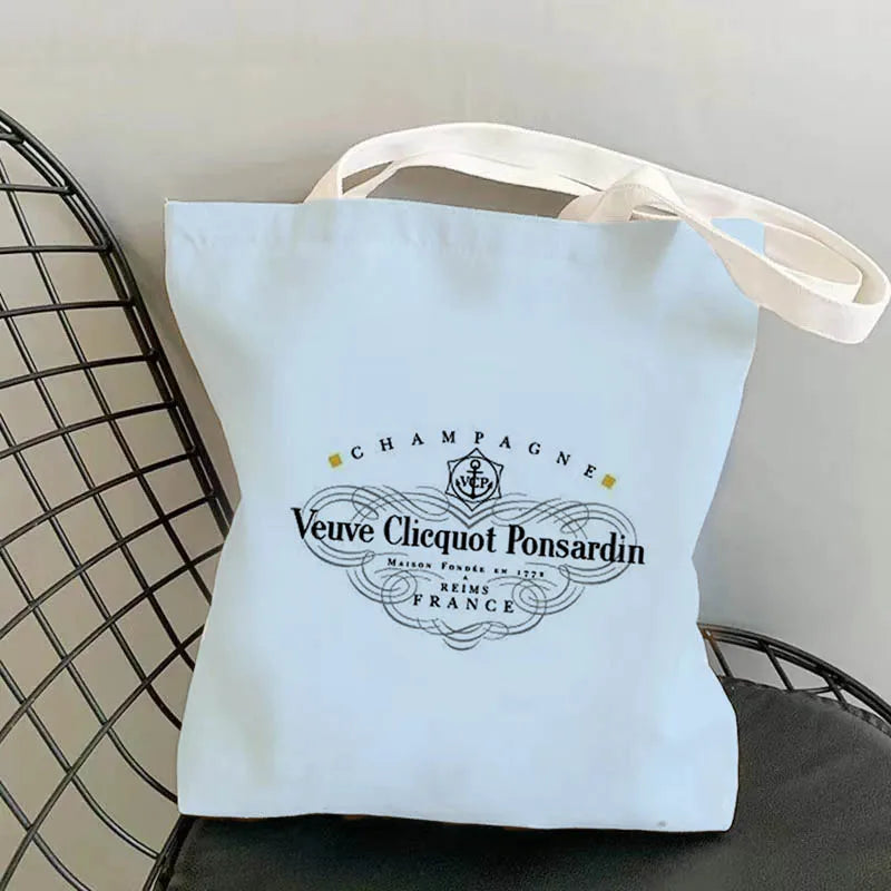 Veuve Canvas Shopping Bag