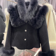 Wool Winter Fur Coat