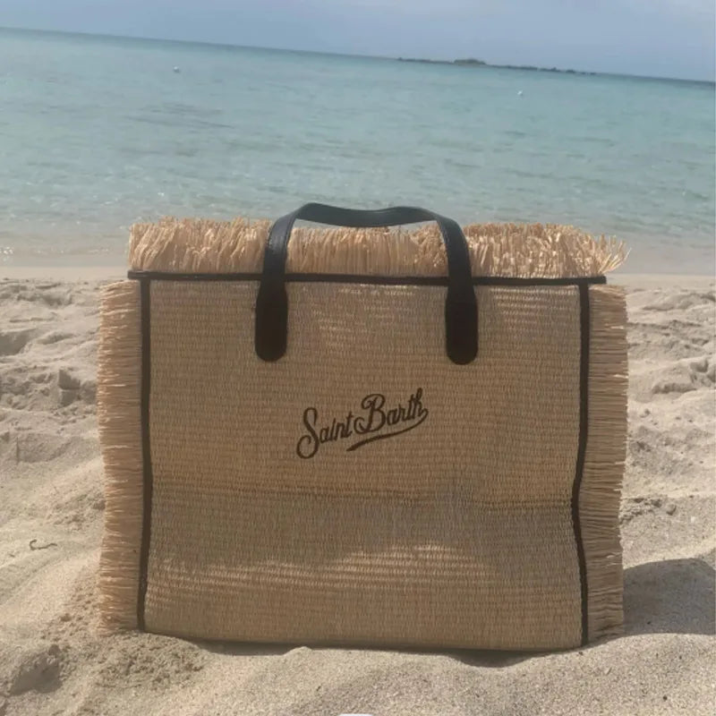 Straw Saint Barth Beach Tote