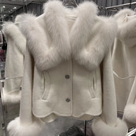 Wool Winter Fur Coat