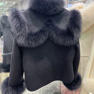 Wool Winter Fur Coat