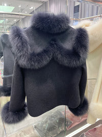 Wool Winter Fur Coat