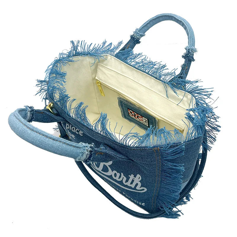 Denim Saint Barth Beach Tote