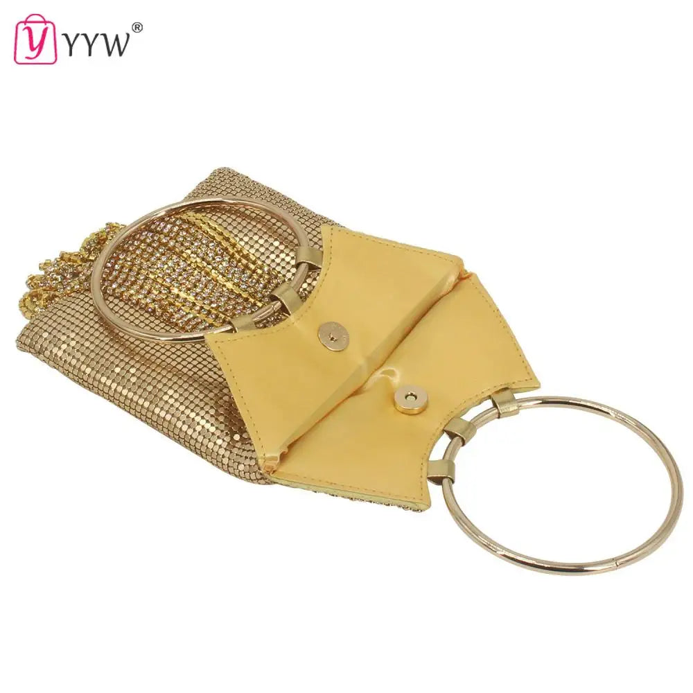 Shiny Tassels Evening Bag