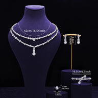 Sparkling Zirconia Jewelry Set