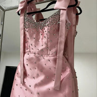 Luxury Rhinestones & Bows Dress