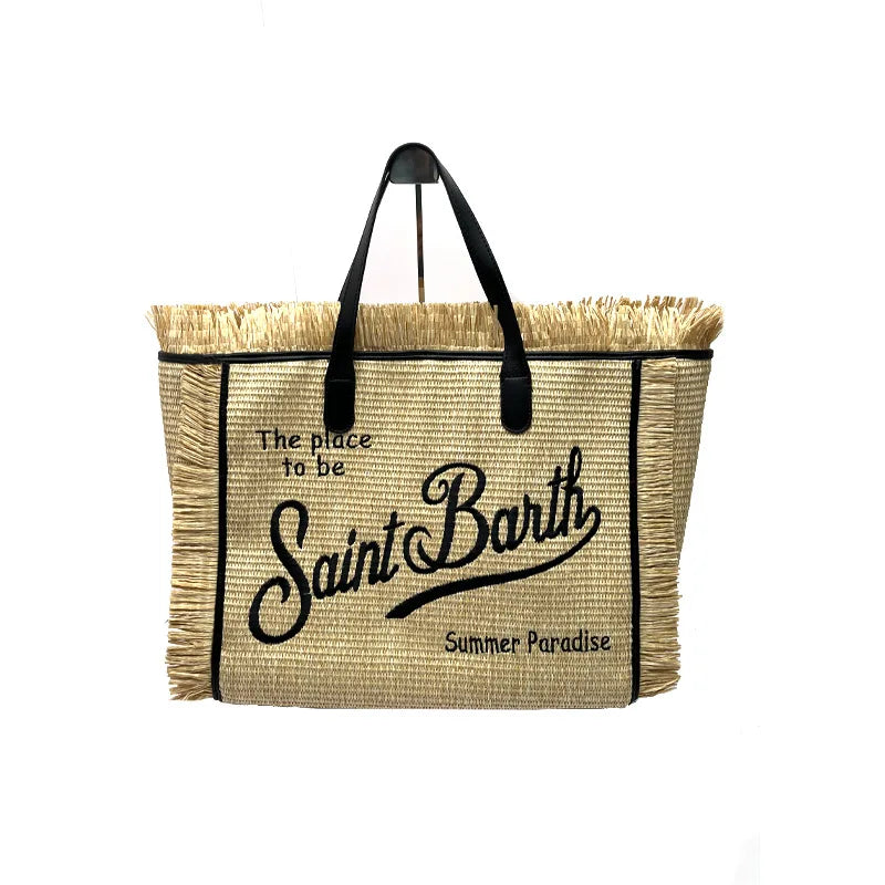 Straw Saint Barth Beach Tote