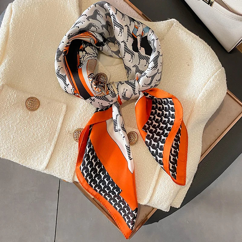 Luxury Horse Print Scarf