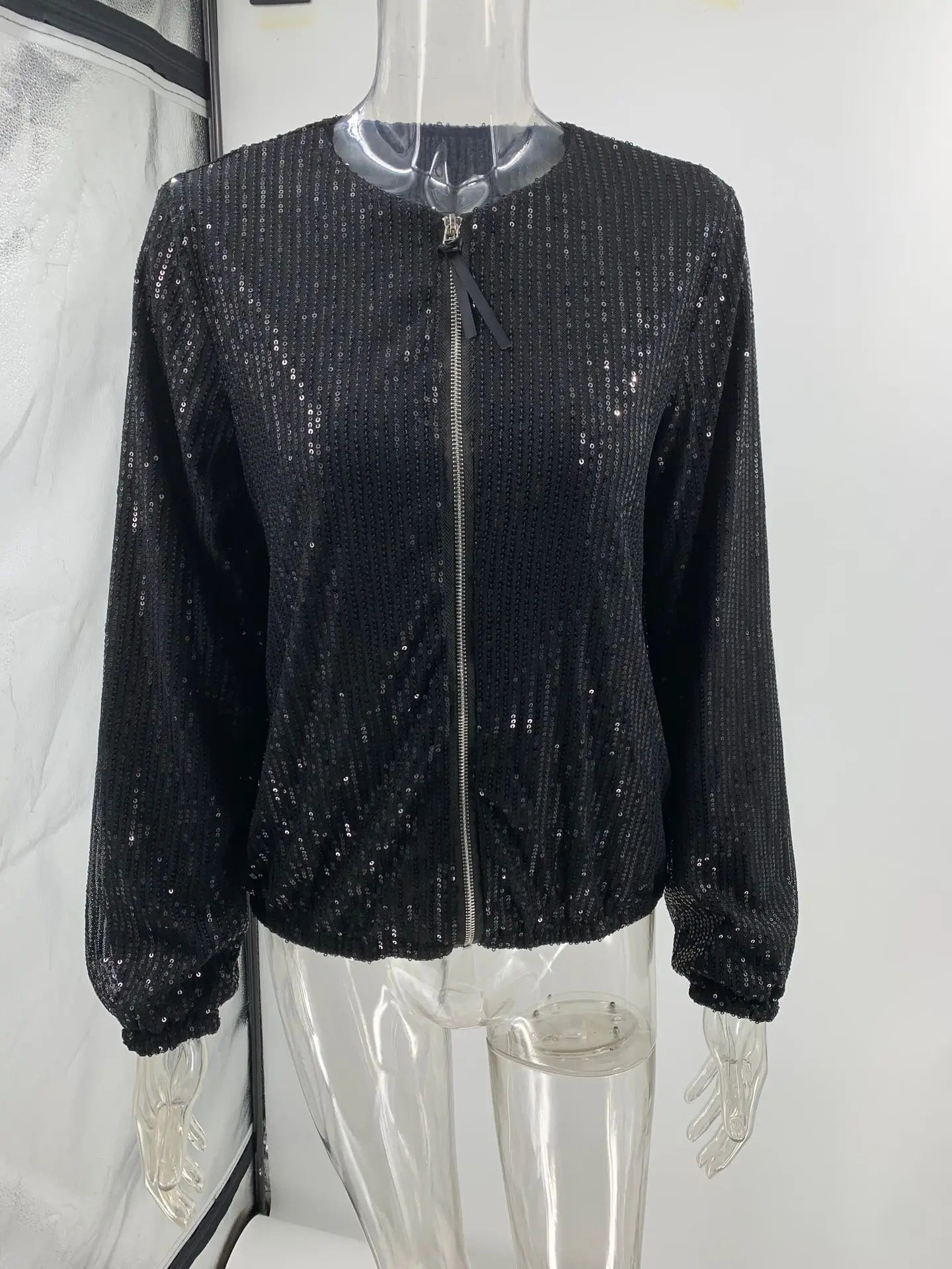 Sequins Cardigan Coat