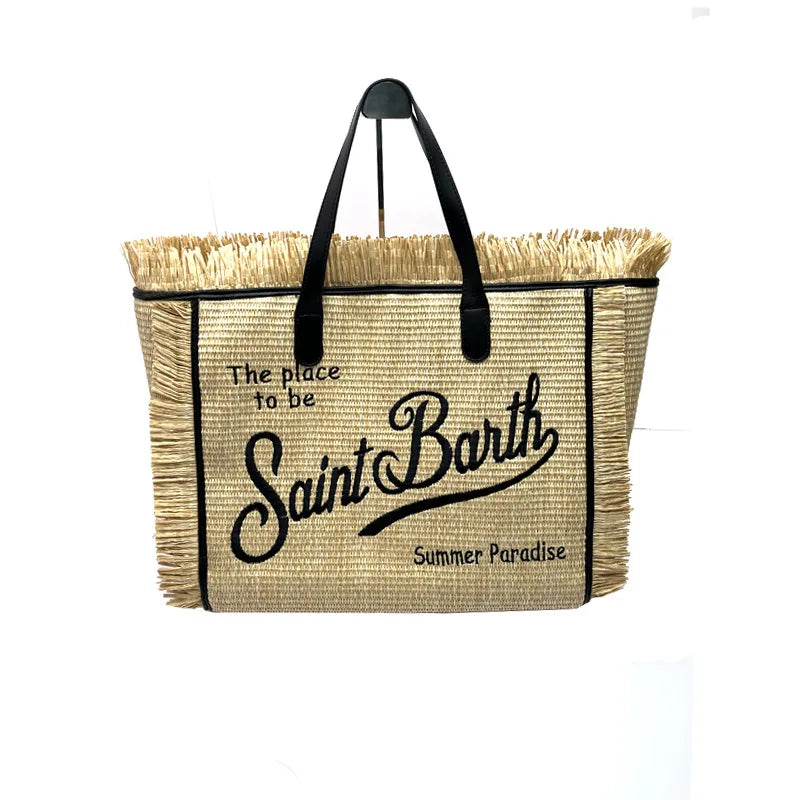 Straw Saint Barth Beach Tote