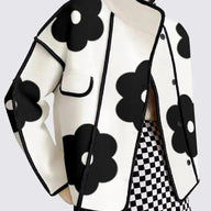 Black Floral Printed Jacket