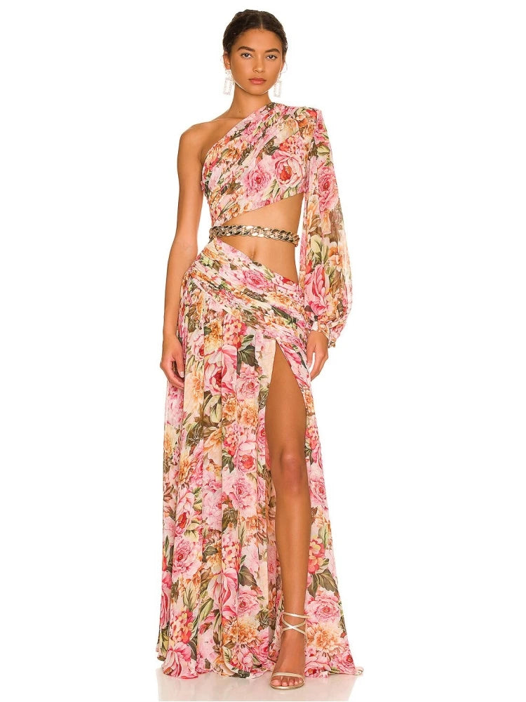 Floral Garden Printed Maxi Dress