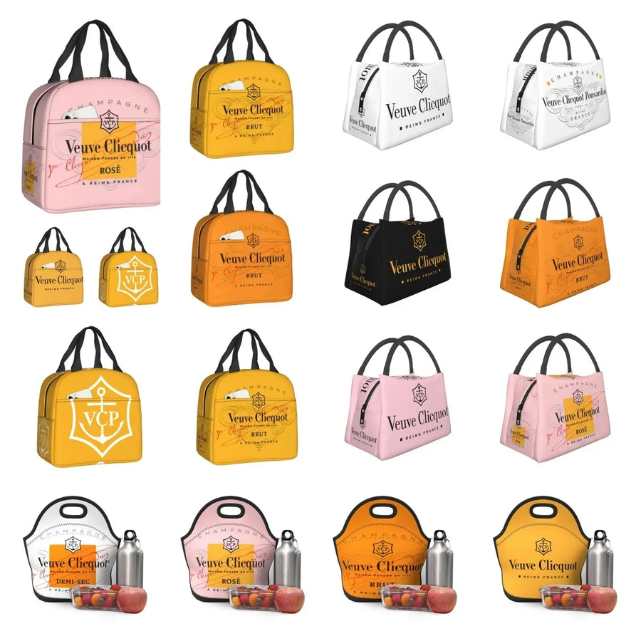 Veuve Insulated Lunch Bags