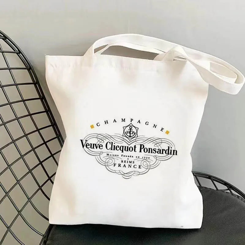 Veuve Canvas Shopping Bag